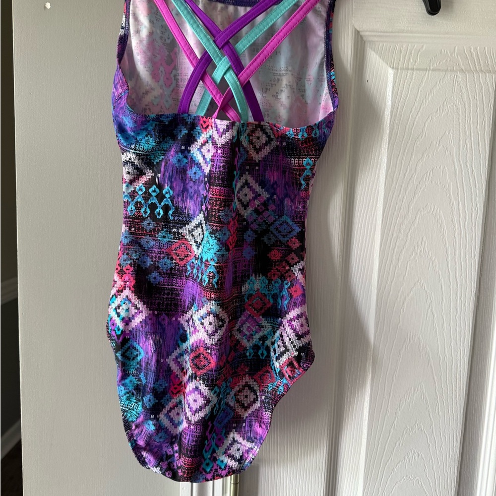 Colorful Geometric Patterned Swimsuit - Picture 2 of 3